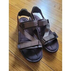 Merrell Terrant Strap Men's Sandals J91517 Dark Earth EUC SZ 10 Hike Beach Walk